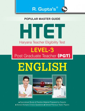 RGupta Ramesh HTET (PGT) Post Graduate Teacher (Level-3) English Exam Guide English Medium